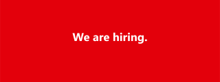 We are Hiring